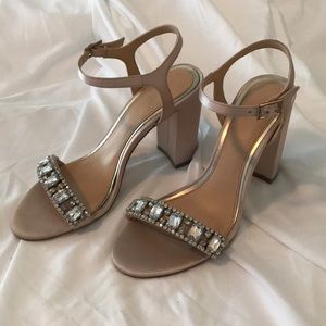 Badgley Mischka Jeweled Heels